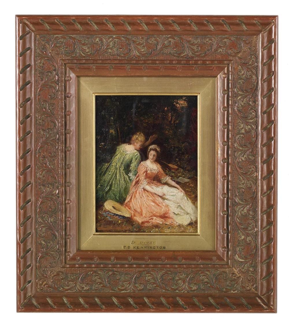Thomas Benjamin Kennington comparable auction result: thomas benjamin kennington british 1856 1916 in arcady