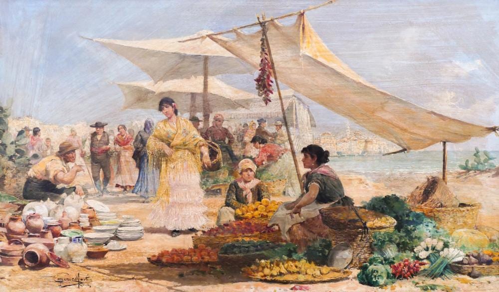 Juan Gimenez y Martin comparable auction result: juan gimenez martin the market place oil on panel