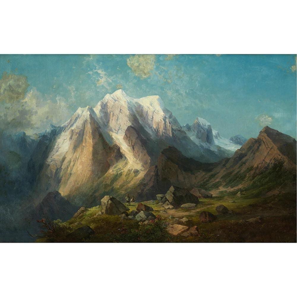Georg (1823) Geyer comparable auction result: georg geyer 1823 wien 1912 ebenda