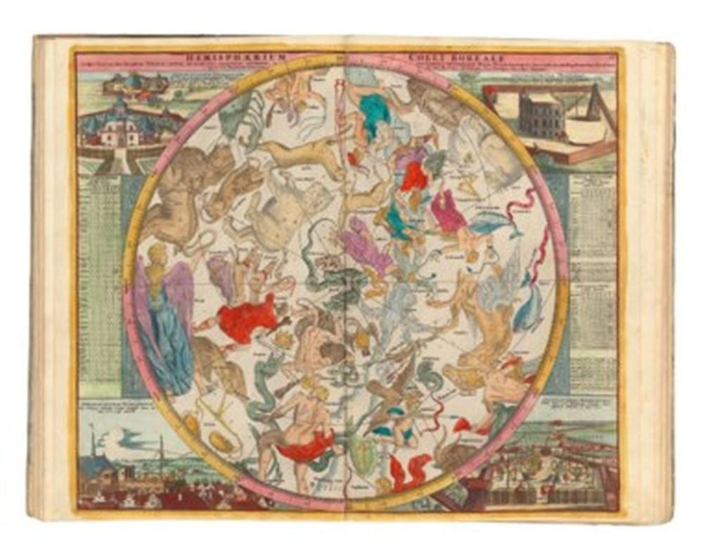 Johann Gabriel Doppelmayr comparable auction result: johann gabriel doppelmayr 1671 1750 atlas novus coelestis 1742