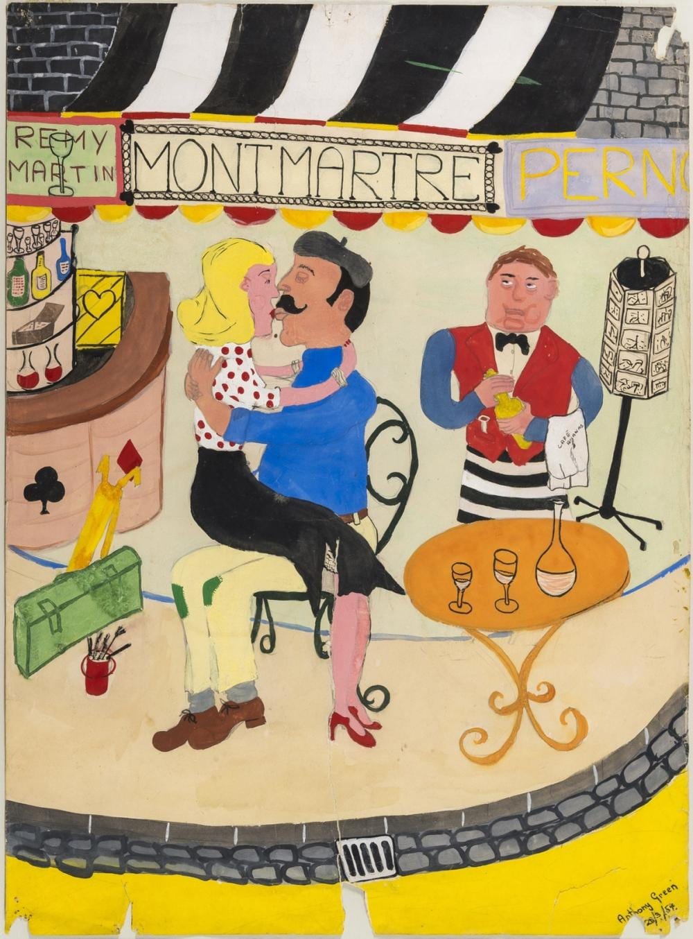 Anthony Green comparable auction result: anthony green b 1939 montmartre