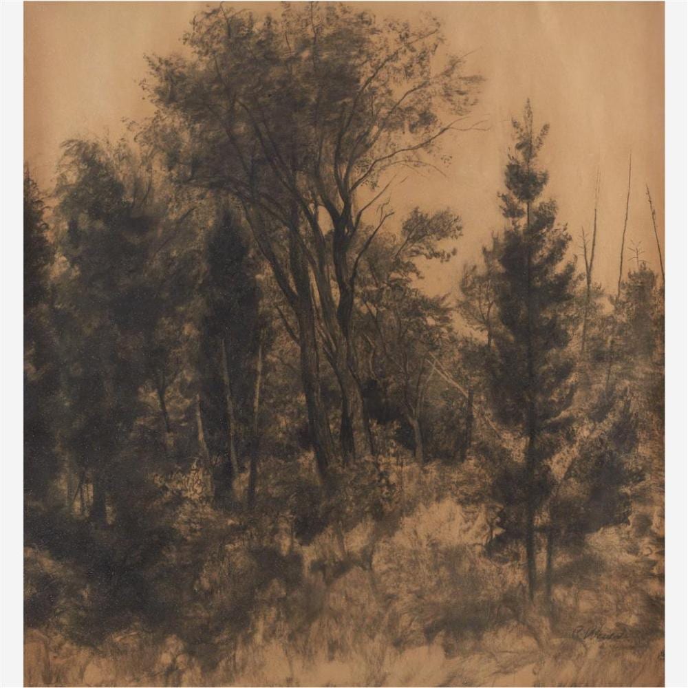 Roswell Theodore Weidner comparable auction result: roswell theodore weidner american 1911 1999 the woods