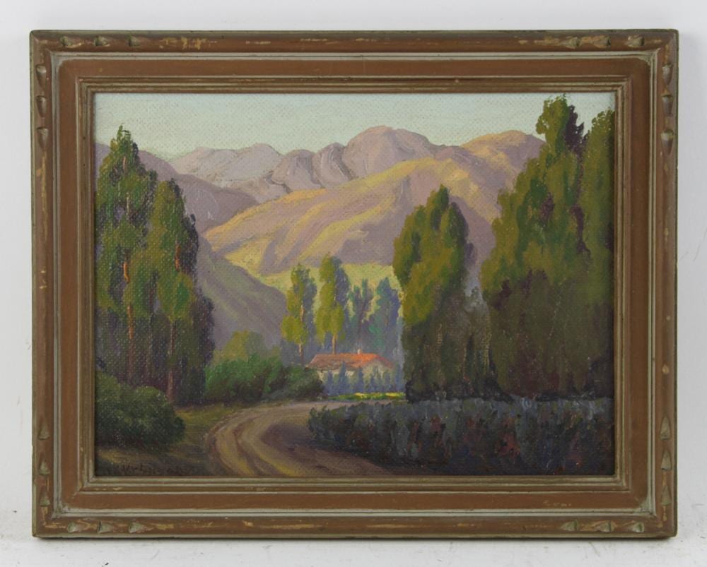 Charles Wesley Nicholson comparable auction result: charles wesley nicholson california landscape