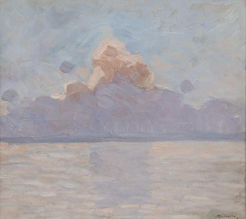 albert silvestre 1869 1954 nuage rose sur le lac huile sur car · Geneve Encheres · 2020-12-09 Albert Silvestre comparable auction result: albert silvestre 1869 1954 nuage rose sur le lac huile sur car