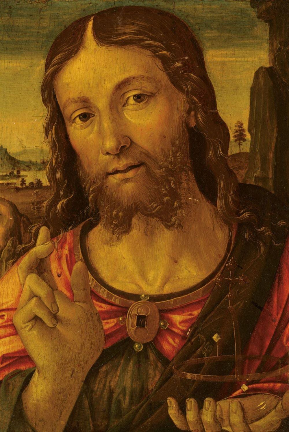 Domenico Ghirlandaio comparable auction result: domenico ghirlandaio florence 1448 9 1494 salvator mundi tempera and oil