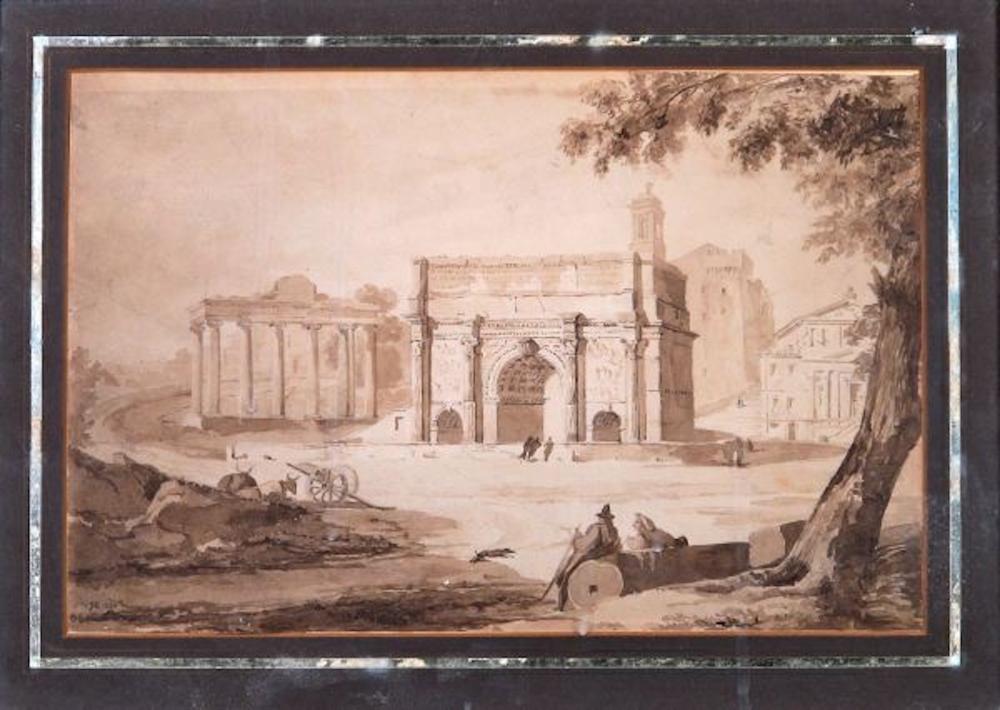 James Pattison Cockburn comparable auction result: james pattison cockburn canada 1778 1847 triumphal arch and roman ruins