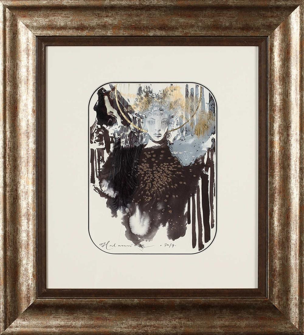 Anna Halarewicz comparable auction result: anna halarewicz black and gold 2020