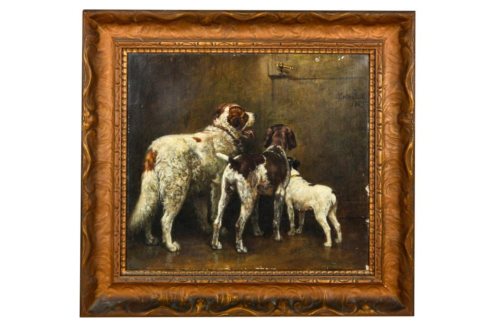 Caspar von Reth comparable auction result: caspar von reth 1858 1913 dogs