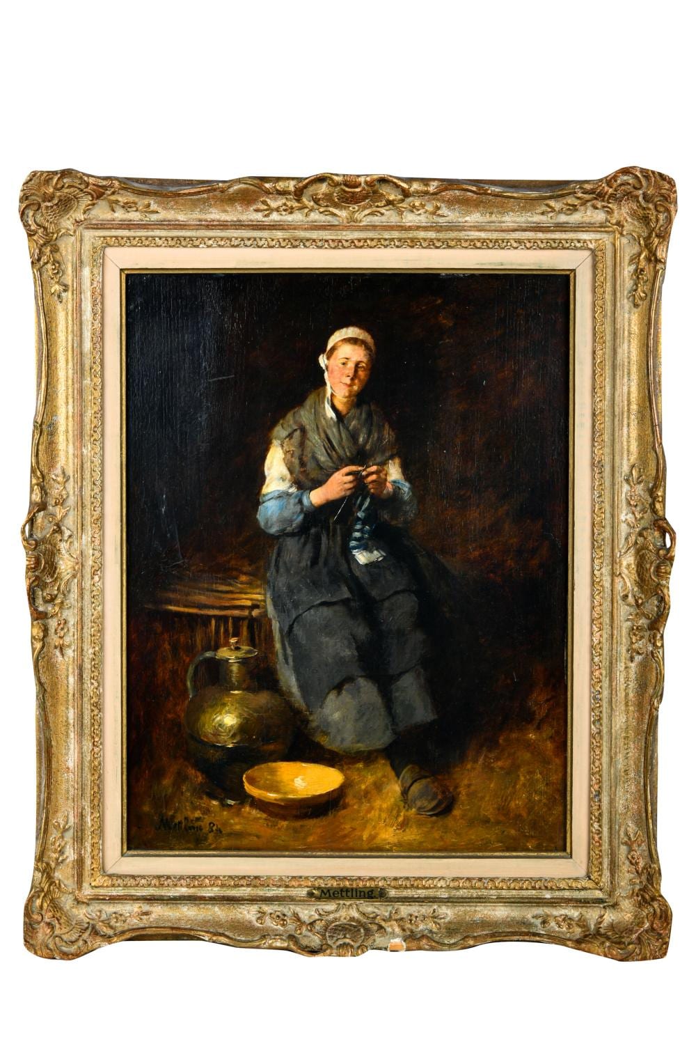 Louis Mettling comparable auction result: louis mettling 1847 1904 portrait of a woman