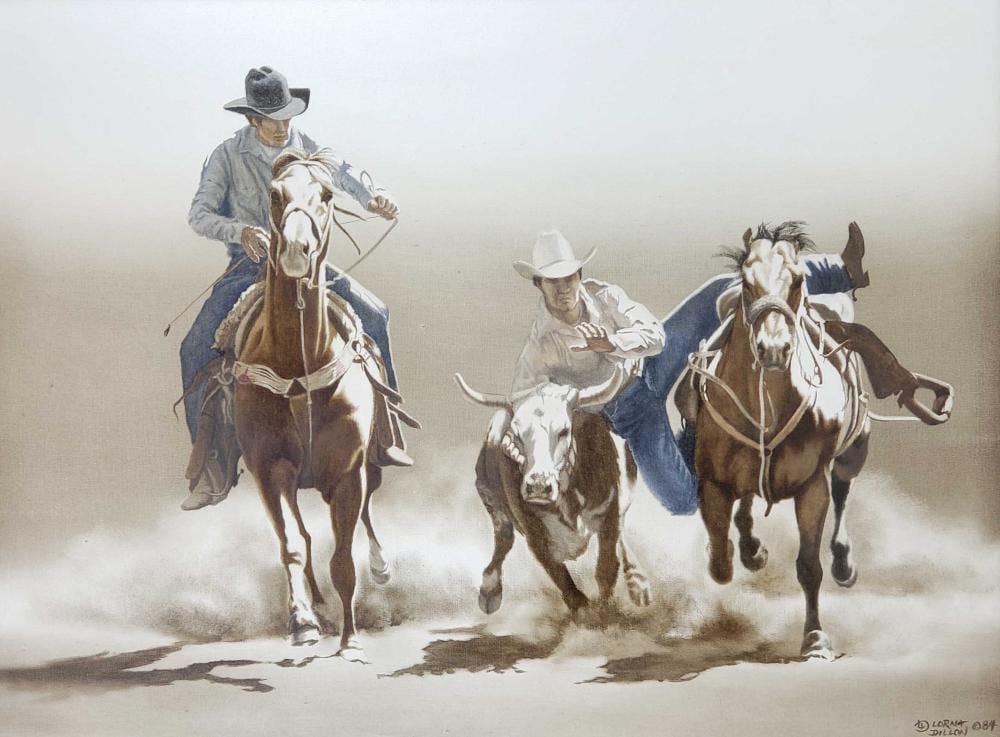 Lorna Dillon comparable auction result: lorna dillon b 1940 oil on canvas