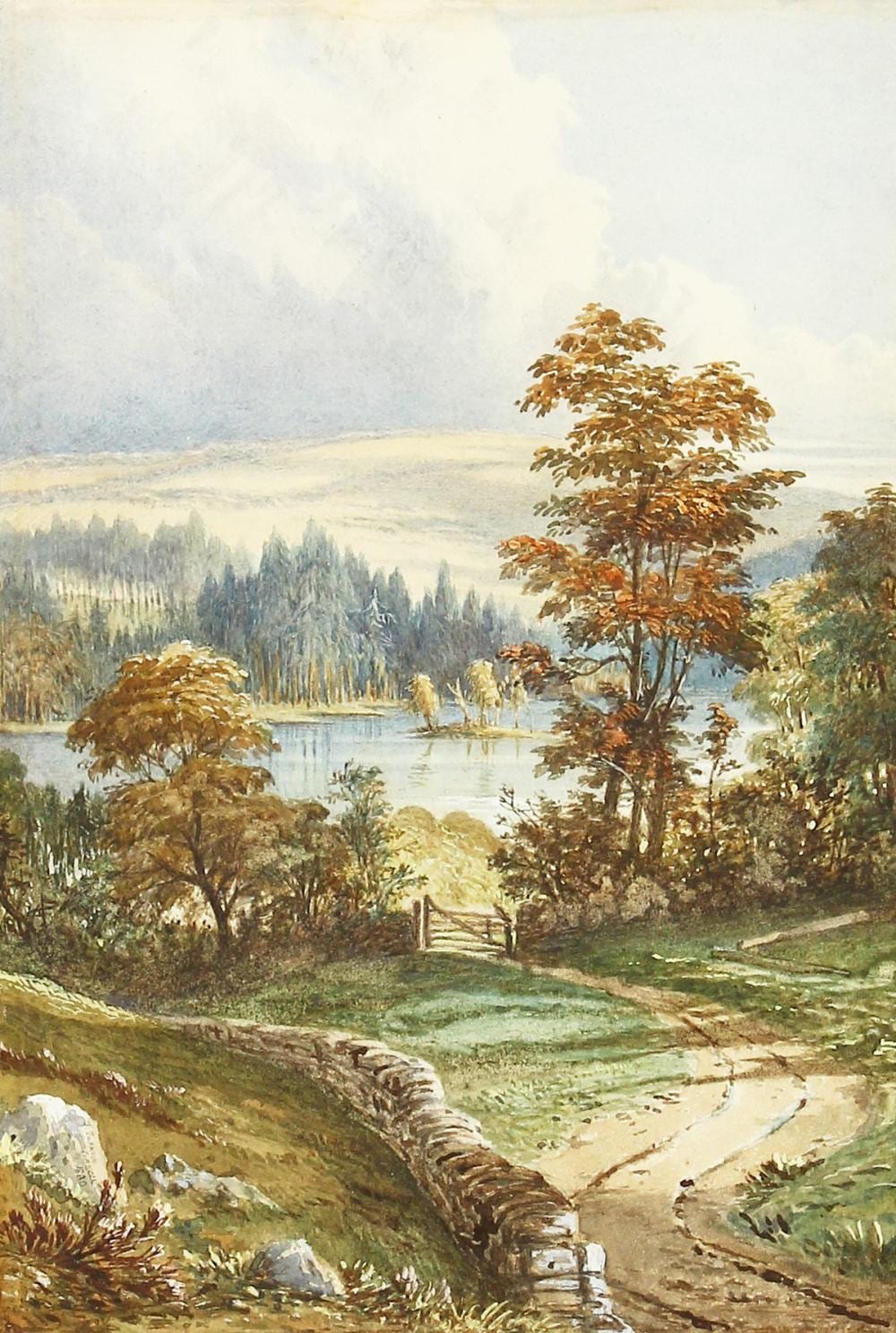James Jackson Curnock comparable auction result: james jackson curnock 1839 1892 british a view across the mountain lake watercolour signed 10 x 7