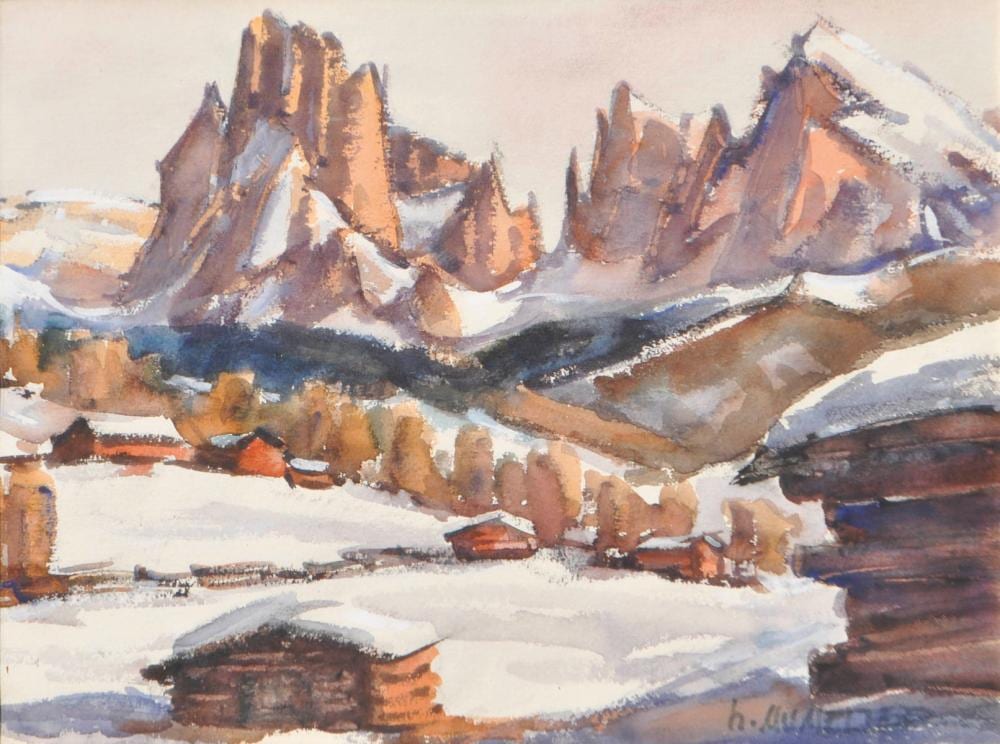 Hubert Mumelter comparable auction result: hubert mumelter