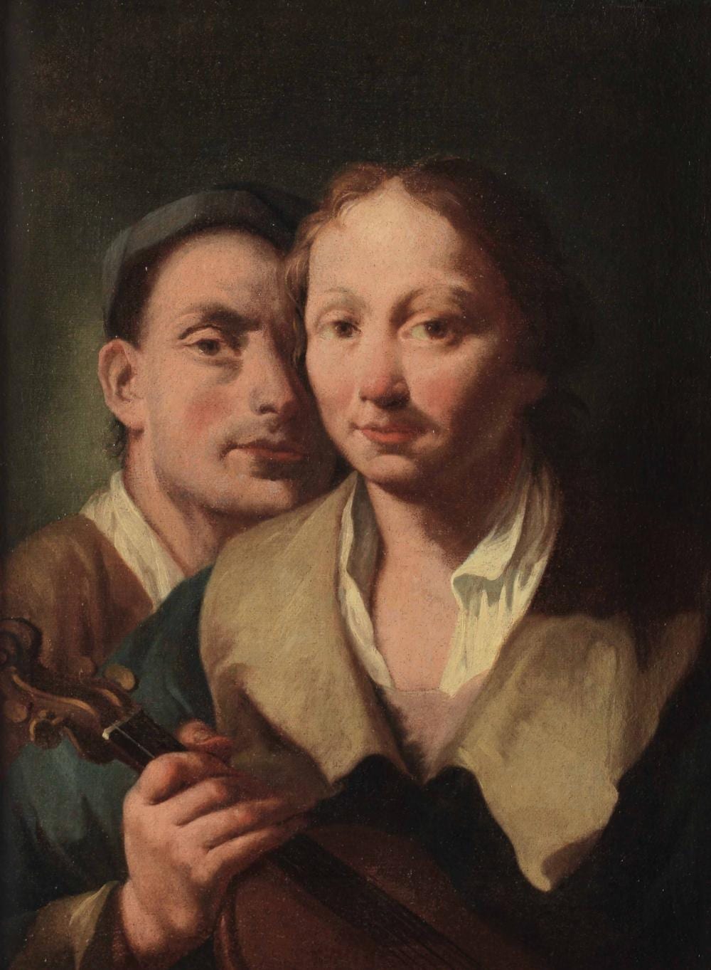 Domenico Maggiotto comparable auction result: domenico maggiotto venezia 1713 1794 allegoria della musica allegoria della giovinezza e della vecchiaia