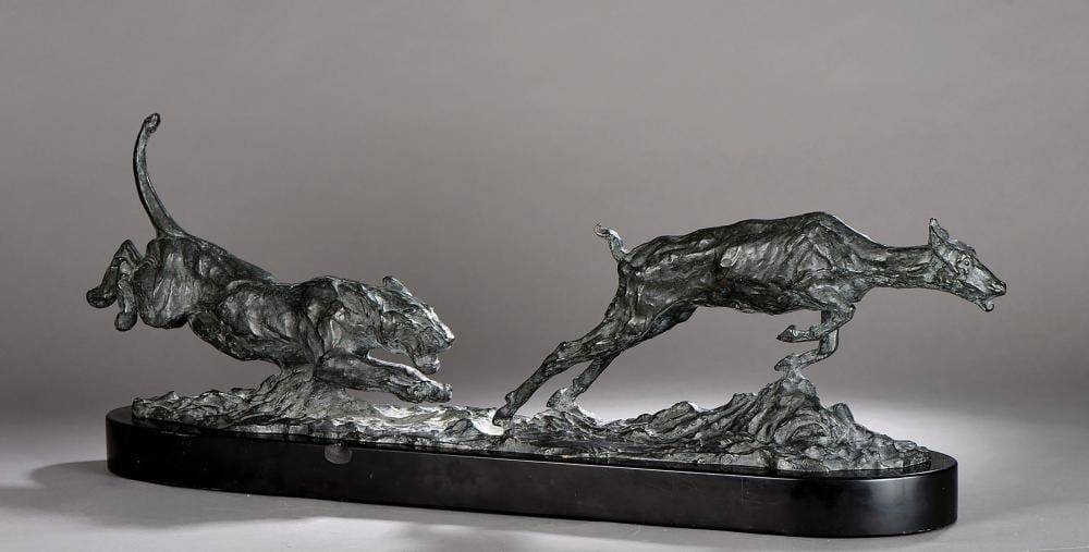 albert hager 1857 1940 cole belge lionne attaquant une gazelle · Louiza Auktion & Associés · 2020-12-12 Albert Hager comparable auction result: albert hager 1857 1940 cole belge lionne attaquant une gazelle