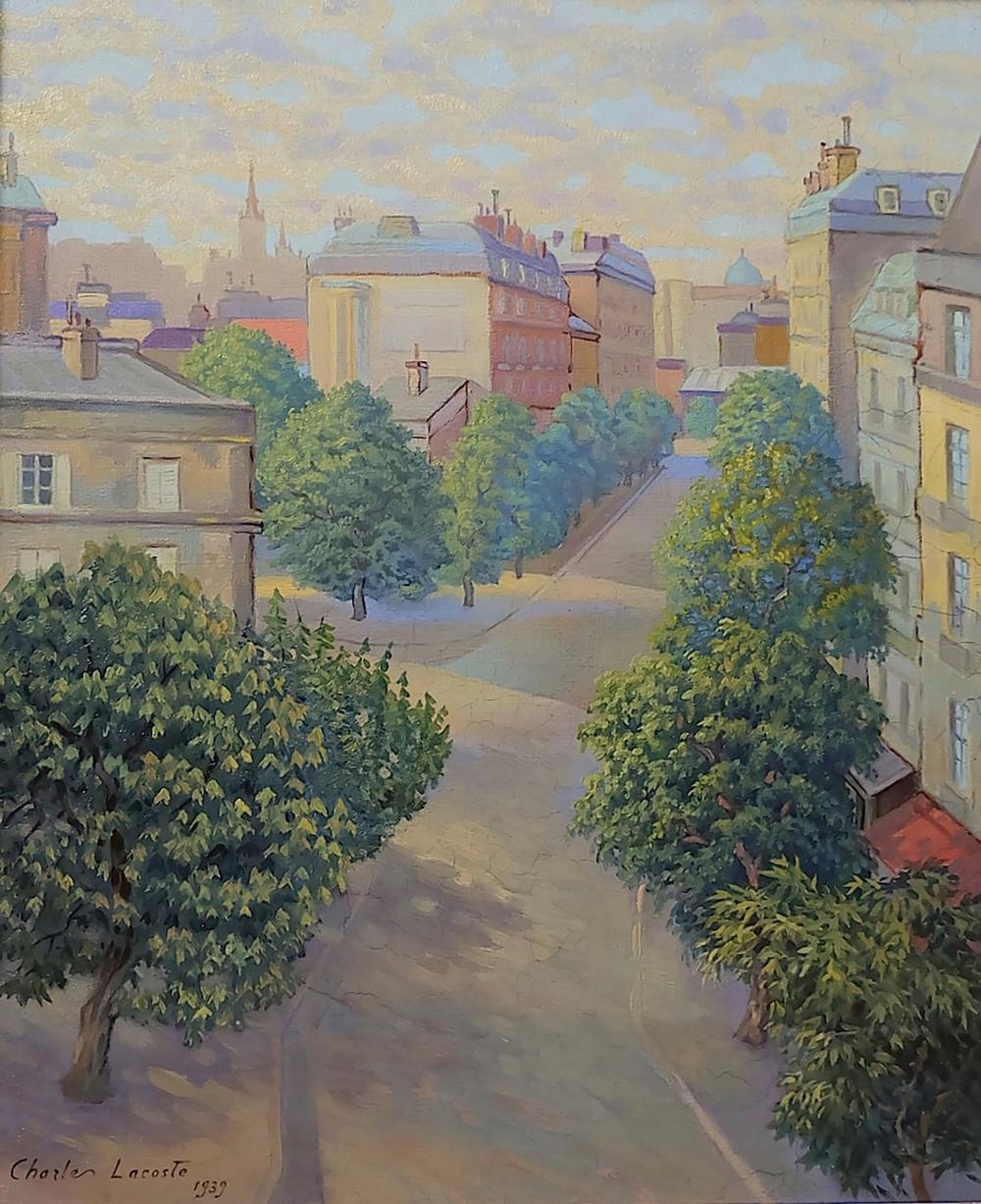 Charles Lacoste comparable auction result: charles lacoste 1870 1959 rue de paris 1939