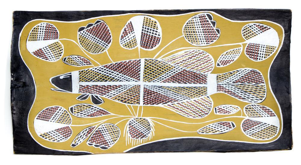 Tony Nadjalaburnburn comparable auction result: tony nadjalaburnburn barramundi