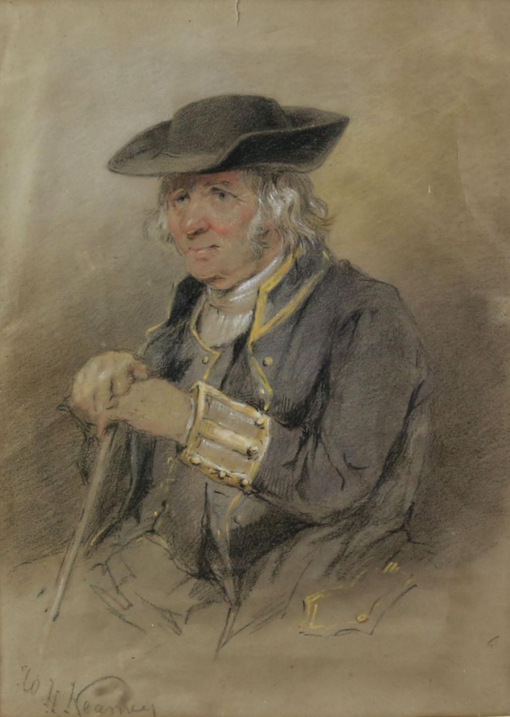 William Henry Kearney comparable auction result: william henry kearney c 1800 1858 pastel man dr