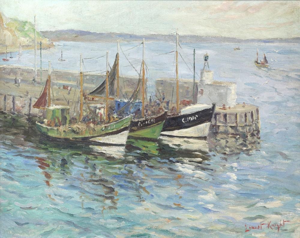 Ernest Knight comparable auction result: ernest knight british 1915 1995 three frenchmen