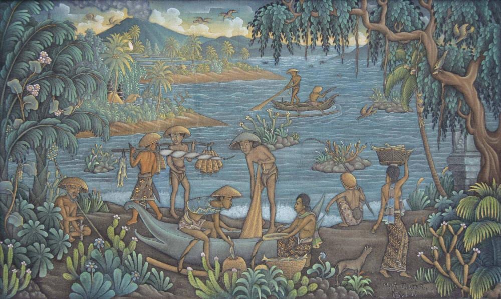 Fishing on a Balinese Bay comparable sale