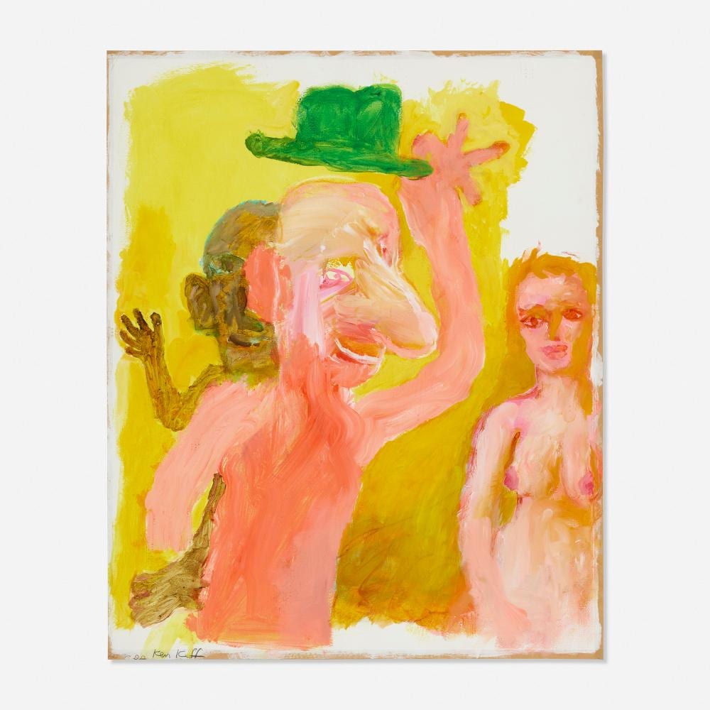 Ken Kiff comparable auction result: ken kiff greeting sequence 28