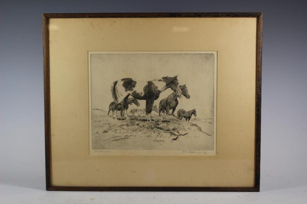 Elling William Gollings comparable auction result: elling william gollings 1878 1932 etching