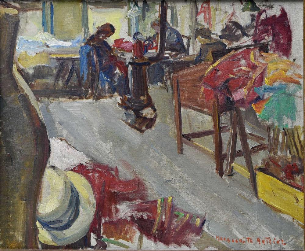marguerite antoine 1907 1988 the sewing workshop · Haynault · 2020-12-14 Marguerite Antoine comparable auction result: marguerite antoine 1907 1988 the sewing workshop