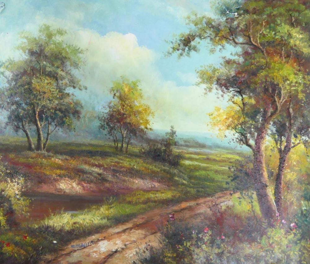 dominick mirabella usa b1951 oil painting canvas · Elite Auctioneers, LLC · 2020-12-15 Dominick Mirabella comparable auction result: dominick mirabella usa b1951 oil painting canvas