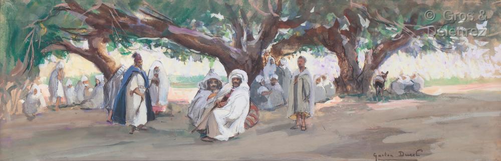 Gaston Durel comparable auction result: gaston durel 1879 1954 jugement alg rien