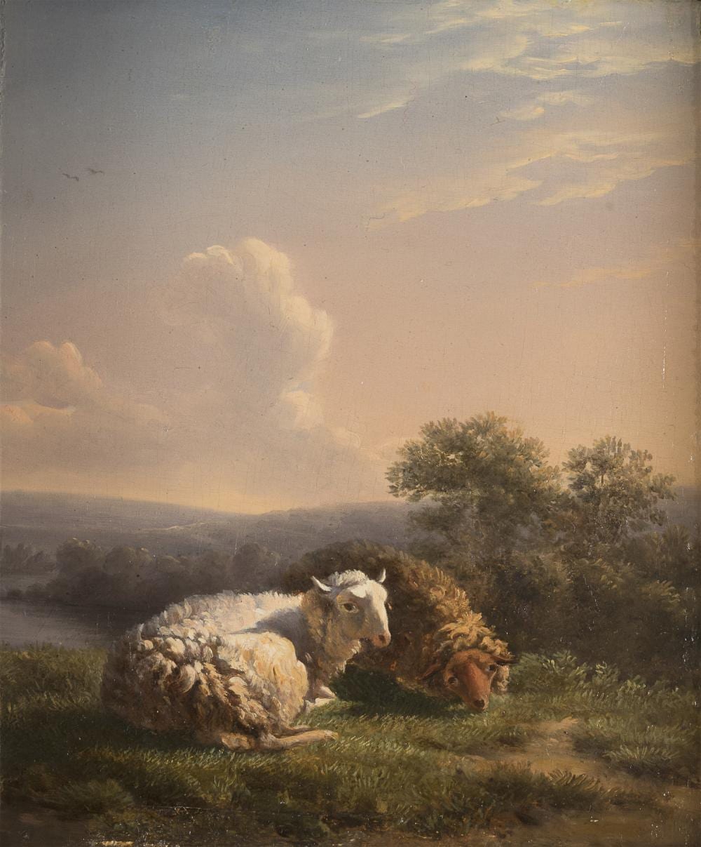 OIL PAINTING OF LANDSCAPE ATTRIBUTED TO JEAN LOUIS DE MARNE sold by Casa d'Aste Babuino, lot 54 — auction record photograph