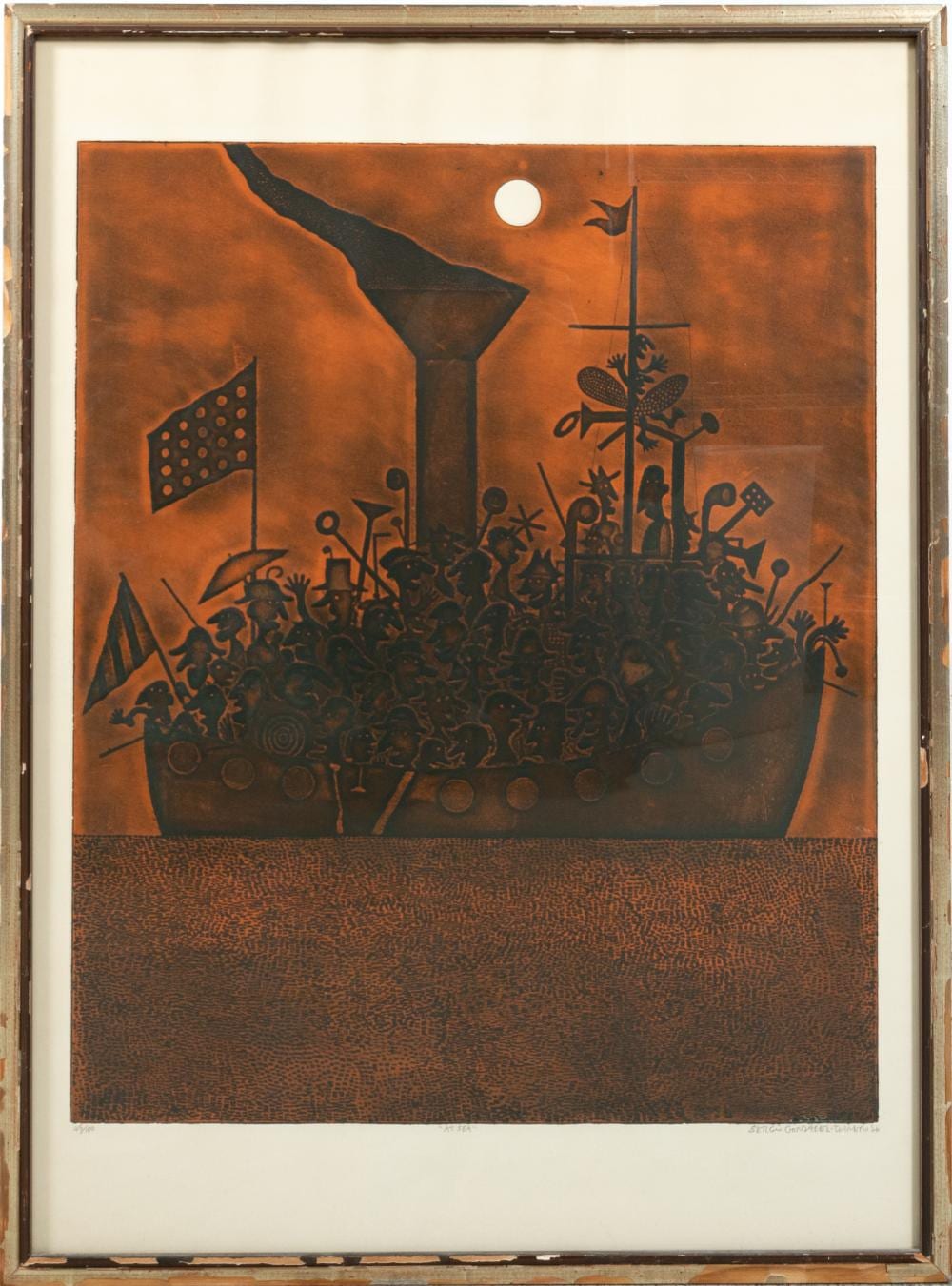 sergio gonzalez tornero at sea etching · Regency Auction House · 2020-12-12 Sergio González Tornero comparable auction result: sergio gonzalez tornero at sea etching