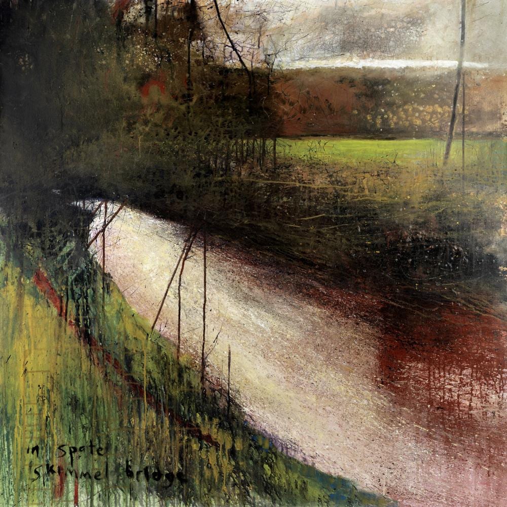 Kurt Jackson comparable auction result: kurt jackson british born 1961 in spate skimmel bridge