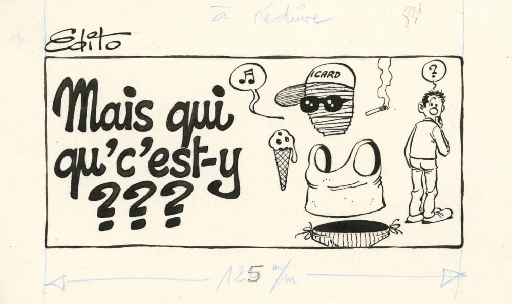 Marcel Gotlib comparable auction result: marcel gotlib 1934 2016 mai qui qu c est y encre de chine sur papier