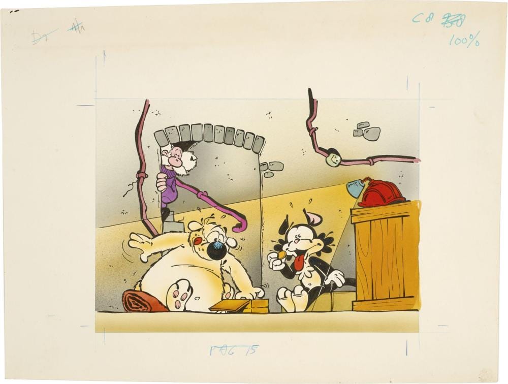 Luc Dupanloup comparable auction result: dupa luc dupanloup dit 1945 2000 cubitus le gourmand