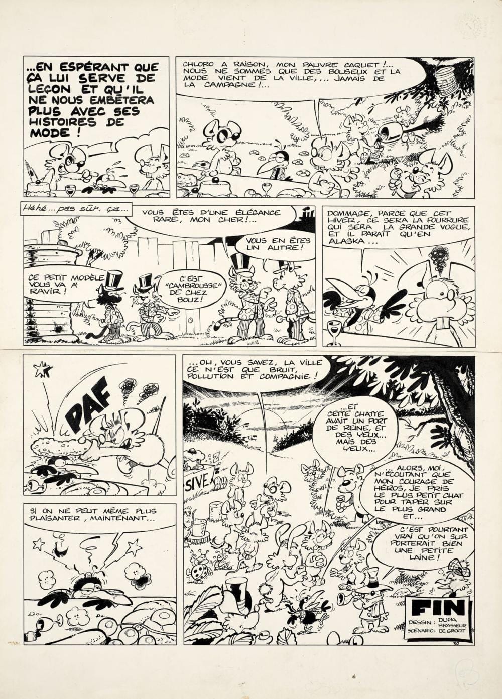 Luc Dupanloup comparable auction result: dupa luc dupanloup dit 1945 2000 chlorophylle tome 4