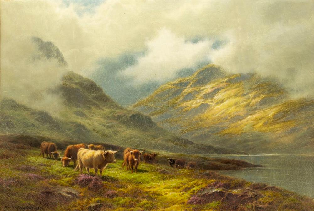 Walter J Watson comparable auction result: walter j watson uk 1879 1979 oil painting antique
