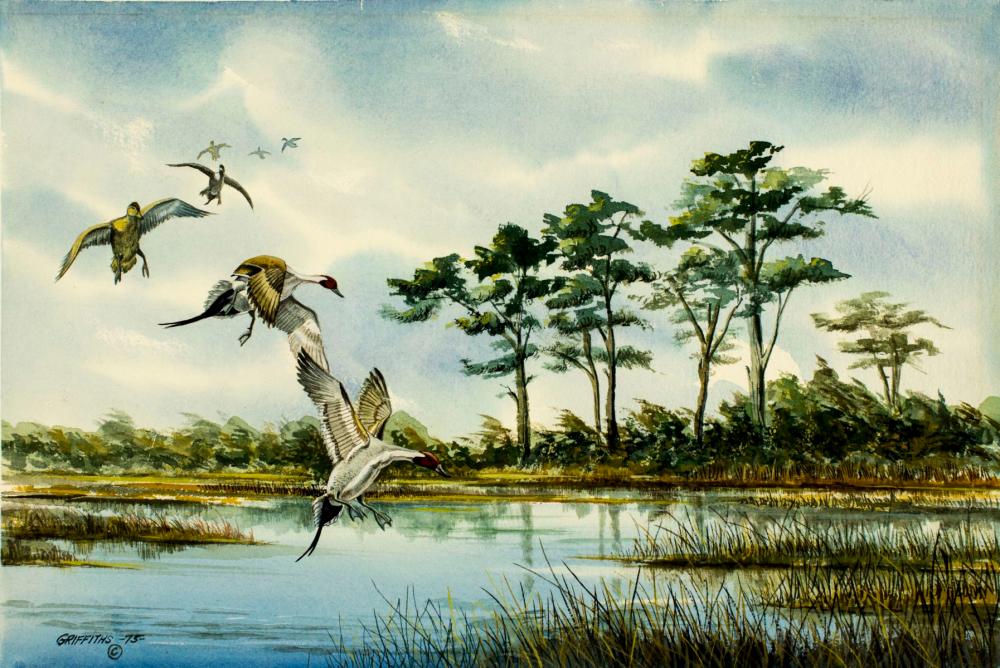 Don Griffiths comparable auction result: don griffiths ca ny 2008 watercolor painting