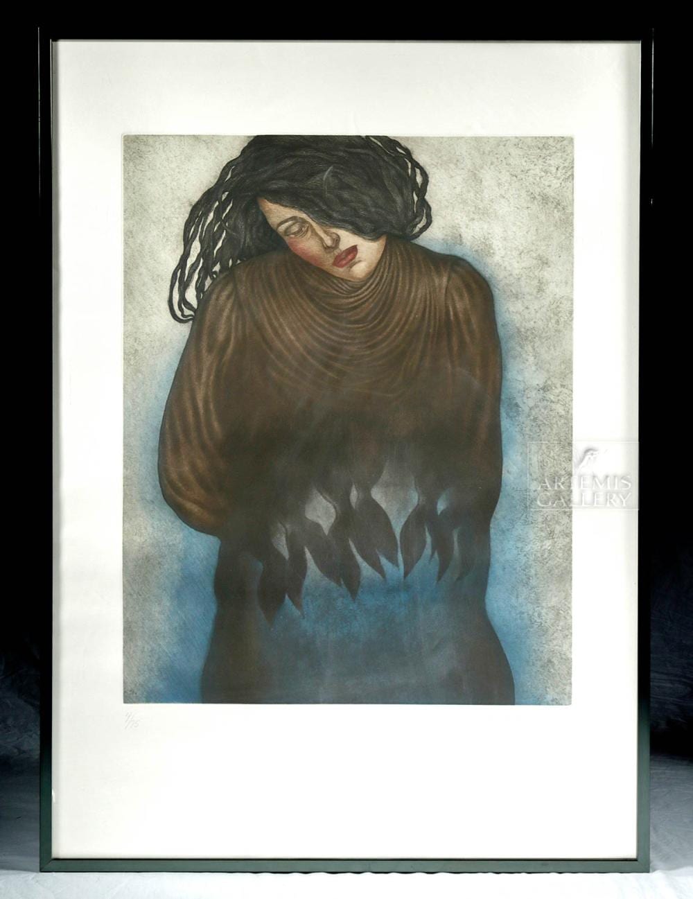 Lucia Maya comparable auction result: 1989 lucia maya etching w aquatint recuerdos de sal