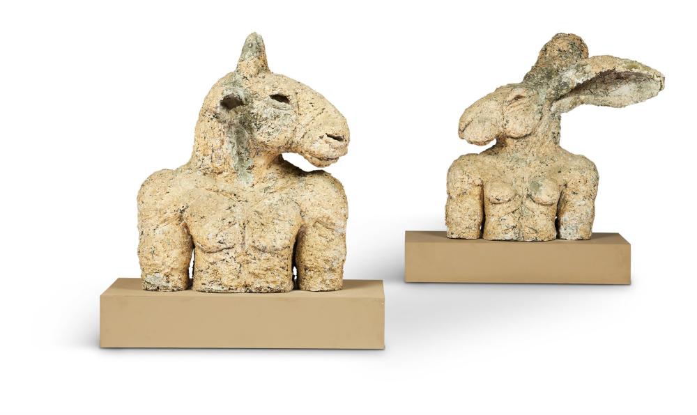 λ SOPHIE RYDER (BRITISH, B.1963), MINOTAUR, LADY HARE sold by Dreweatts 1759 Fine Sales, lot 429 — auction record photograph