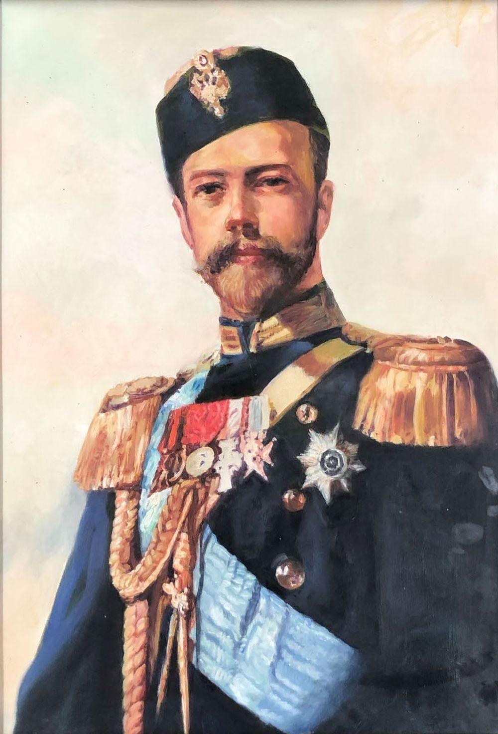 Aleksandr Vladimirovic Makovskij comparable auction result: aleksandr vladimirovic makovskij 1869 1924 attributed portrait of nicholas ii