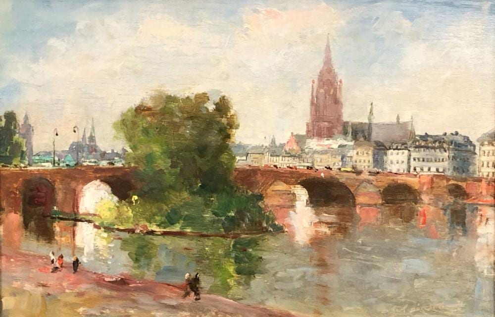 Karl Dörrbecker comparable auction result: karl d rrbecker 1894 1983 frankfurt the old bridge 1937