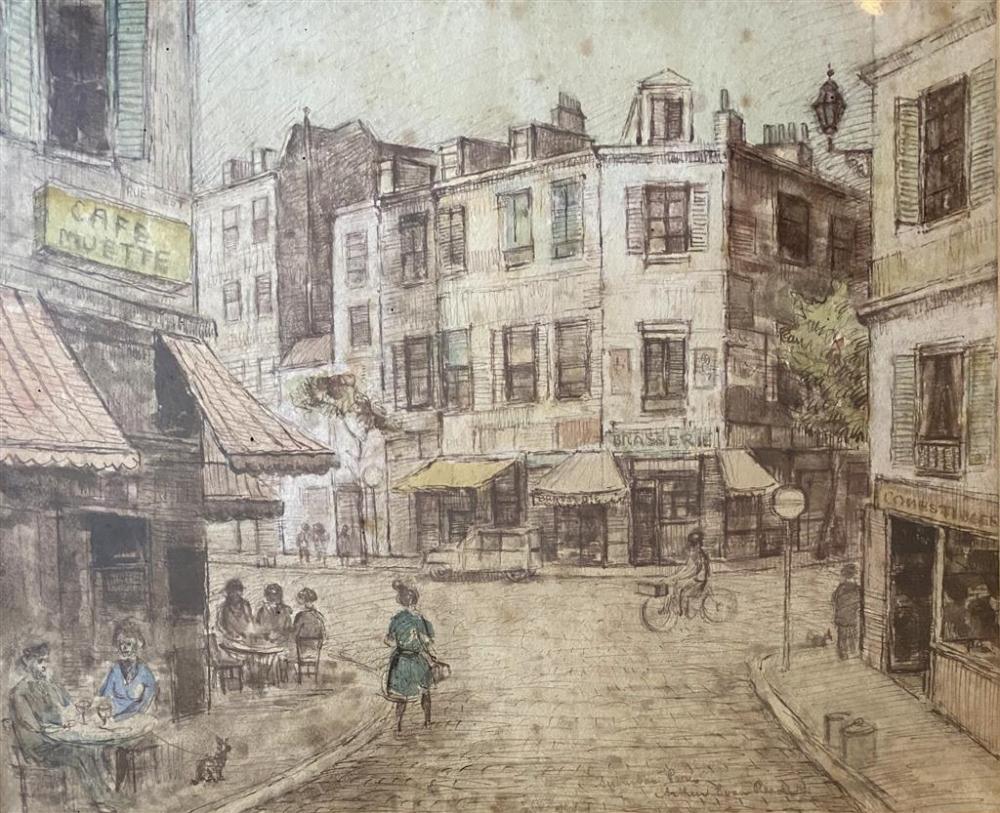 arthur evan read 1911 1978 suburban paris pen ink and watercolour · Theodore Bruce Auctioneers & Valuers · 2021-01-30 Arthur Evan Read comparable auction result: arthur evan read 1911 1978 suburban paris pen ink and watercolour