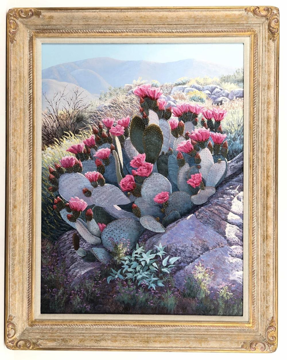 Kerry Kinman comparable auction result: kerry kinman beaver tail beauty oil on canvas