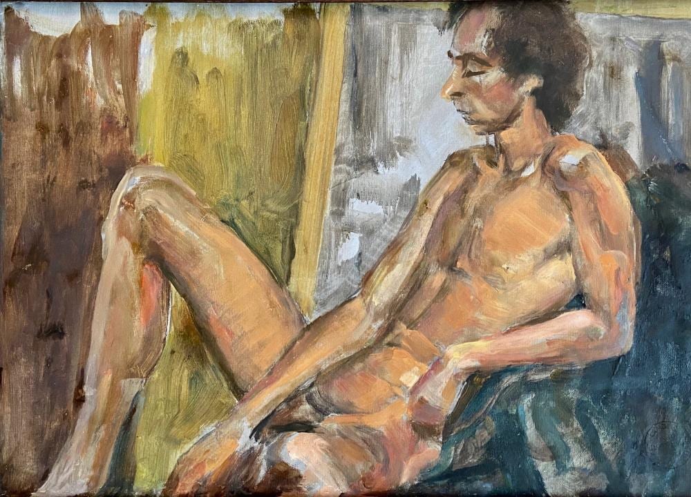 Patrick Lambert Larking comparable auction result: patrick lambert larking british1907 1981 reclining nude