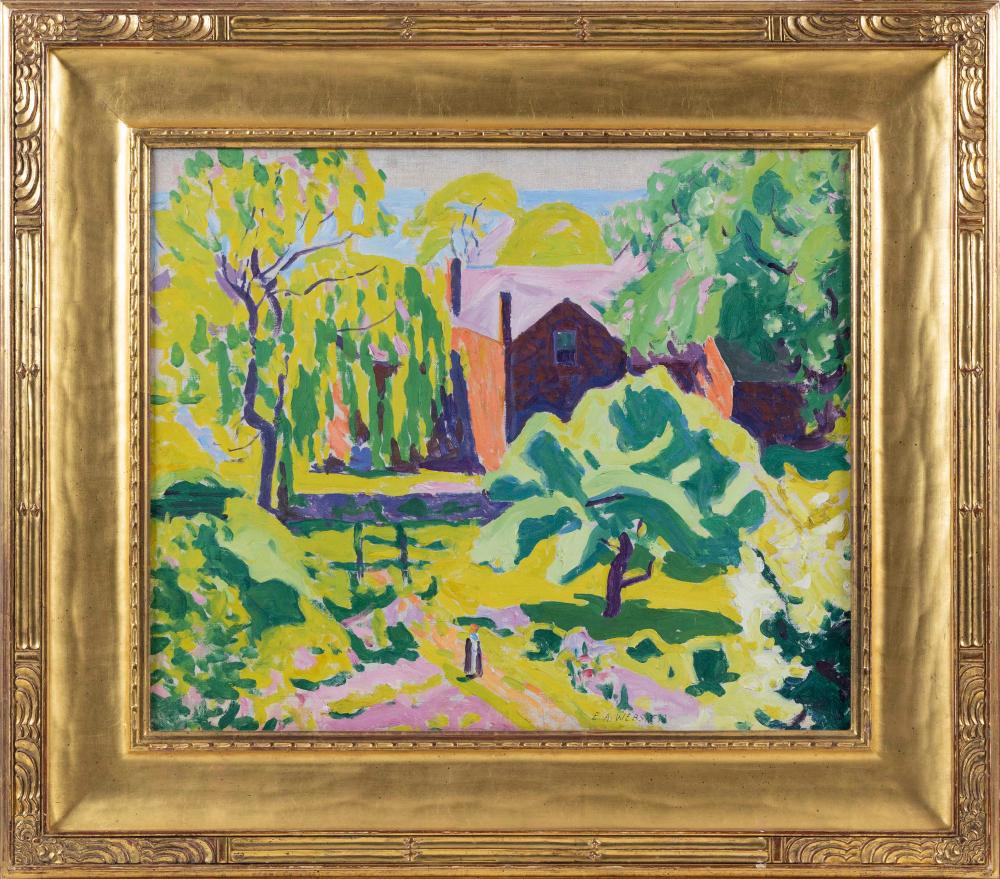 e ambrose webster massachusetts 1869 1935 red house provincetown oil on canvas 20 x 24 framed 30 x 36 · Eldred's · 2021-01-28 E. Ambrose Webster comparable auction result: e ambrose webster massachusetts 1869 1935 red house provincetown oil on canvas 20 x 24 framed 30 x 36