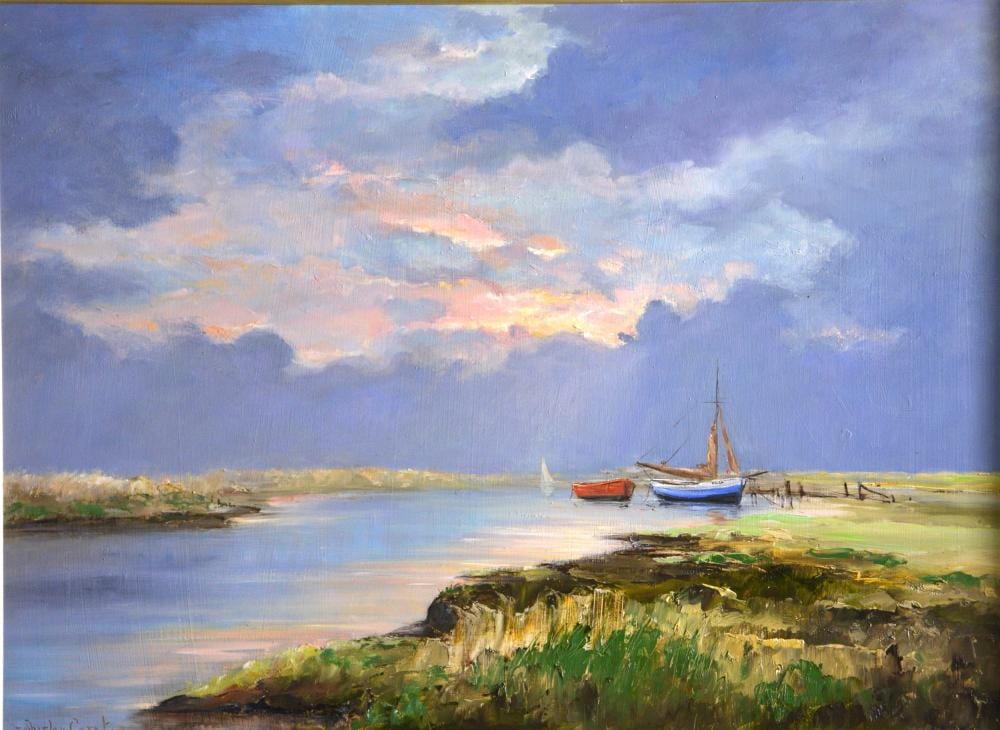 Shirley Carnt comparable auction result: shirley carnt thornham oil