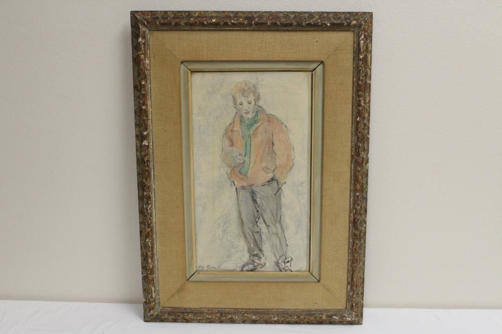 Lucien Philippe Moretti comparable auction result: oil on canvas by lucien philippe moretti