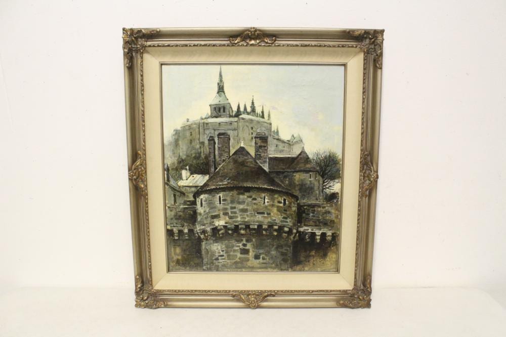 Marc Chapaud comparable auction result: oil on canvas painting by marc chapaud