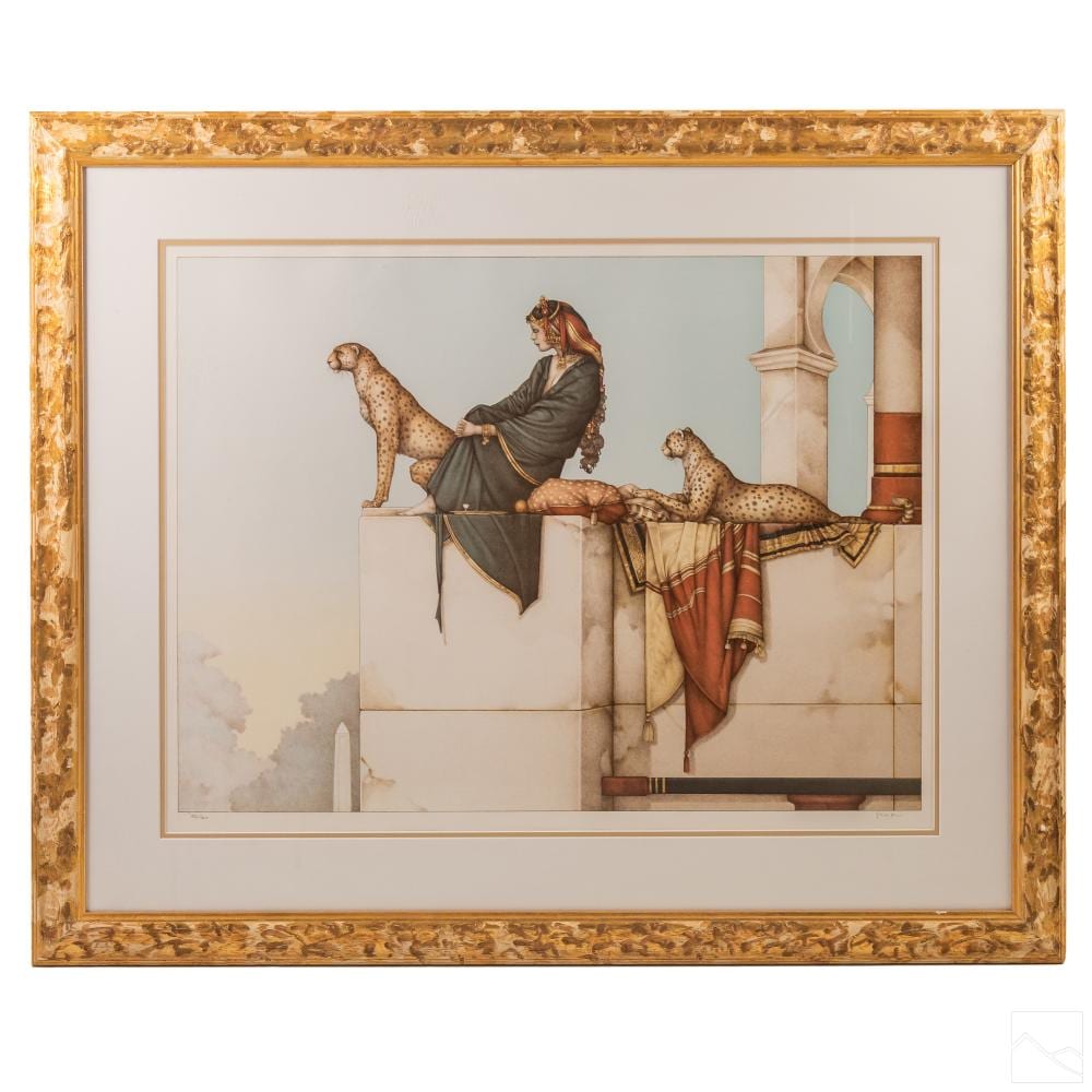 Michael Parkes (b.1944) Magical Realism Lithograph sold by Hill Auction Gallery, lot 101 — auction record photograph