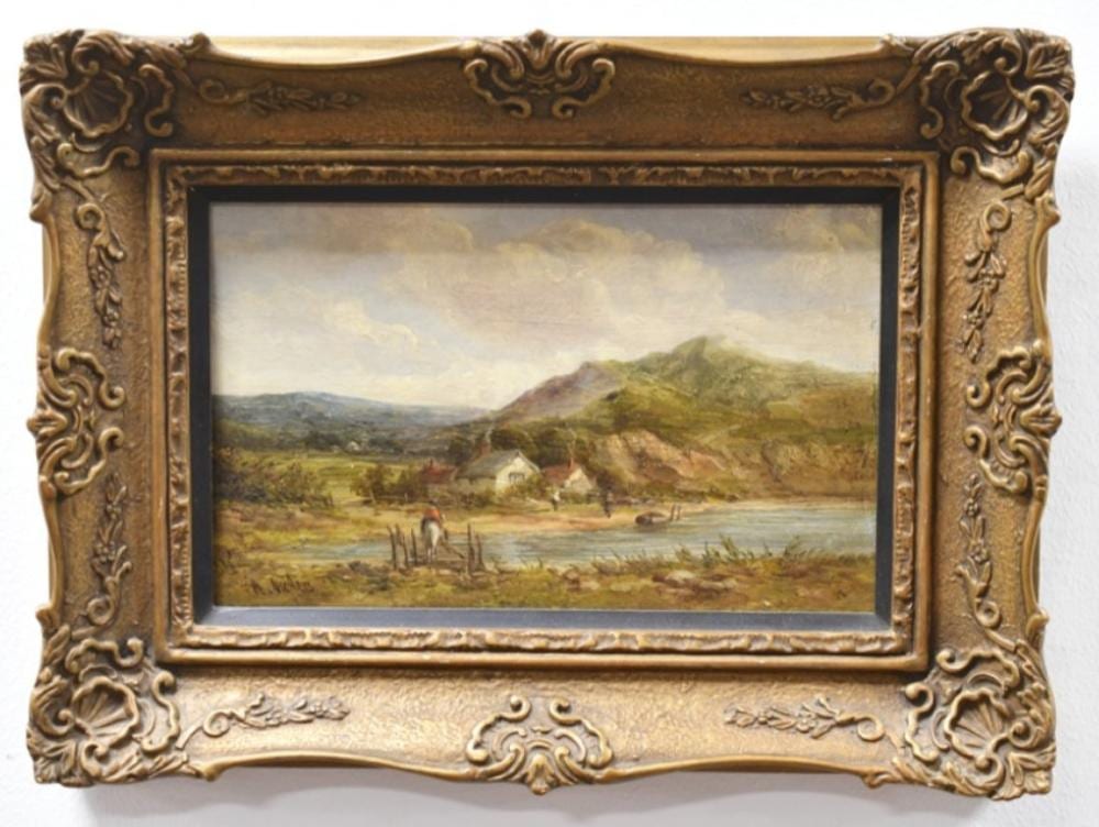 Alfred Gomersal Vickers comparable auction result: alfred gomersal vickers oil painting on board