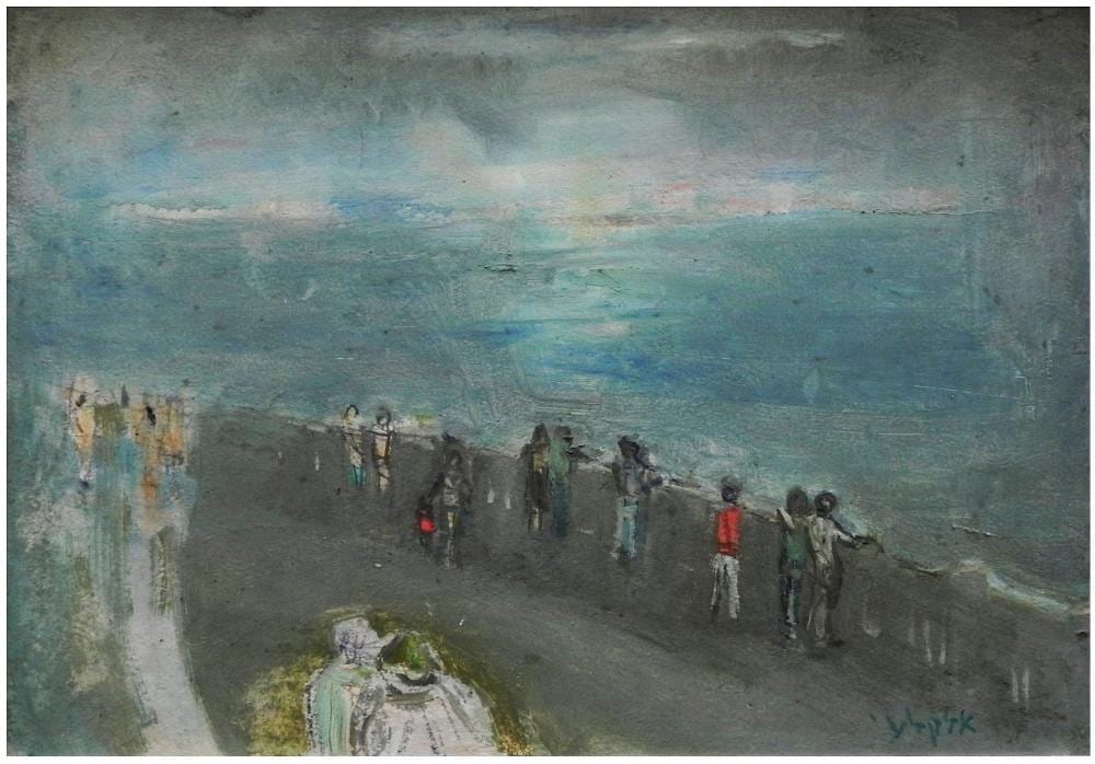 Aharon Alkalay comparable auction result: aharon alkalay israeli bulgarian 1924 2012